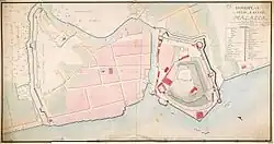 The town and fortress of Malacca (1780)