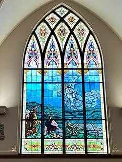 Stained Glass Window, Resurrection Church