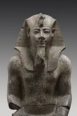 Amenhotep II statue in Museo Egizio