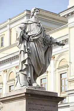 Statue of Charles Emmanuel III of Sardinia, Novara