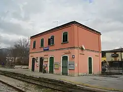 Fisciano station, located in Lancusi