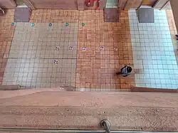 Social distancing at University of Botswana.