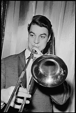 Ljubiša Milić on trombone