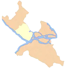 Location of Bromma shown in yellow