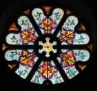 North transept rose window