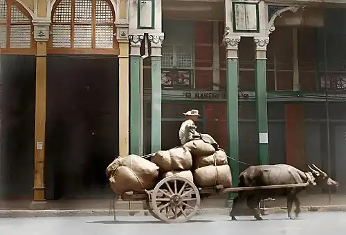 Rosario street 1898, now Quintín Paredes.