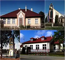Styków: People's&nbsp;House, Church of St. Michael, Wayside shrine, Primary School