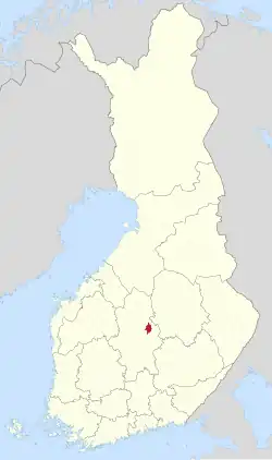 Location of Sumiainen in Finland
