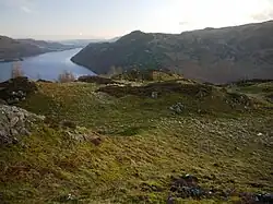 Rocky knolls on the summit ridge of Glenridding Dodd