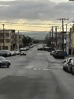 Irving Street in the Sunset District