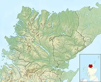 Calbha Mòr is located in Sutherland