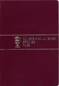 Machine-readable Swedish passport issued in 1998 (First EU design).