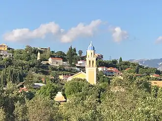 View at Agios Nikolaos church, Svoronata