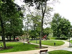 Eastern side of Wujek Square in 2010.