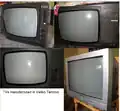 Television receiver made in the factory