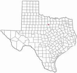 Location of Graford, Texas