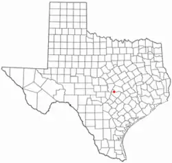 Location of Jonestown, Texas