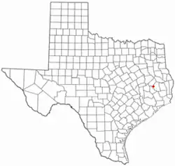 Location of Onalaska, Texas