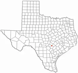 Location of Redwood, Texas