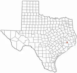 Location of Roman Forest, Texas