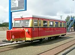 The Wismar railbus in June 2009