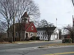 Taft Public Library and Mendon Town Hall, 2010