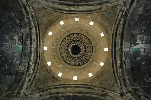 Interior of the dome of Saints Paul and Peter Church