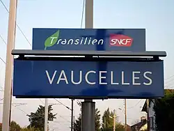 The station's sign