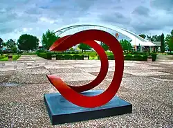 Sculpture decorating the entrance of Teatro Aguascalientes