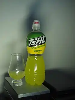 A can of TEHO Energy drink
