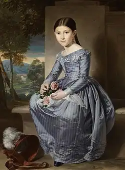Young Girl with Landscape, 1842