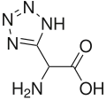 Chemical structure of tetrazolylglycine
