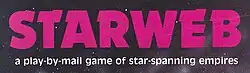Starweb logo cropped from the cover of the instruction manual