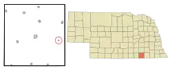 Location of Gilead, Nebraska