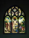 Guido Nincheri's nativity window from St John the Evangelist Anglican Church in Prescott, Ontario