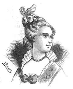 The ques-à-co hairstyle, created by Rose Bertin[9]