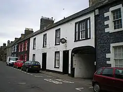 The former Balcarres Arms Hotel in the village