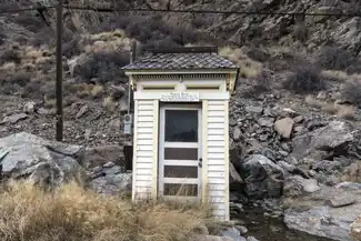 The Brewery Spring springhouse in Silver Plume, Colorado.