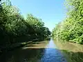 Further up the canal