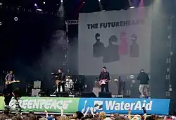 The Futureheads perform at the 2005 Glastonbury Festival