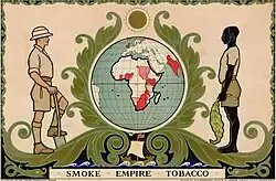 Smoke Empire Tobacco. Illustration for the Empire Marketing Board (1928)