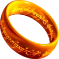 Gollum logo: The One Ring