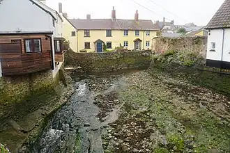 The tidal basin in Watchet