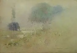 The creek in morning mist (1924)