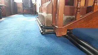 Retro-fitted heating system