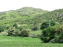 The summit of Slievegarran from the Ribadoo Road