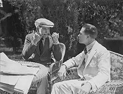 Wallace Reid and Harrison Ford in the film.