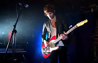 Thom Donovan performing with Lapush at the Duck Room in St. Louis, MO, 2008.