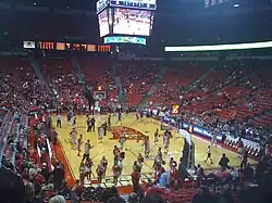 Inside the arena before UNLV basketball game