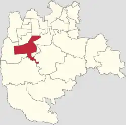 Location within Daxing District